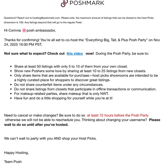 🎉🍂11/24 Co-Hosting my 37th Posh Party Best in Big, Tall & Plus!!!🎉🍂 - Picture 2 of 15